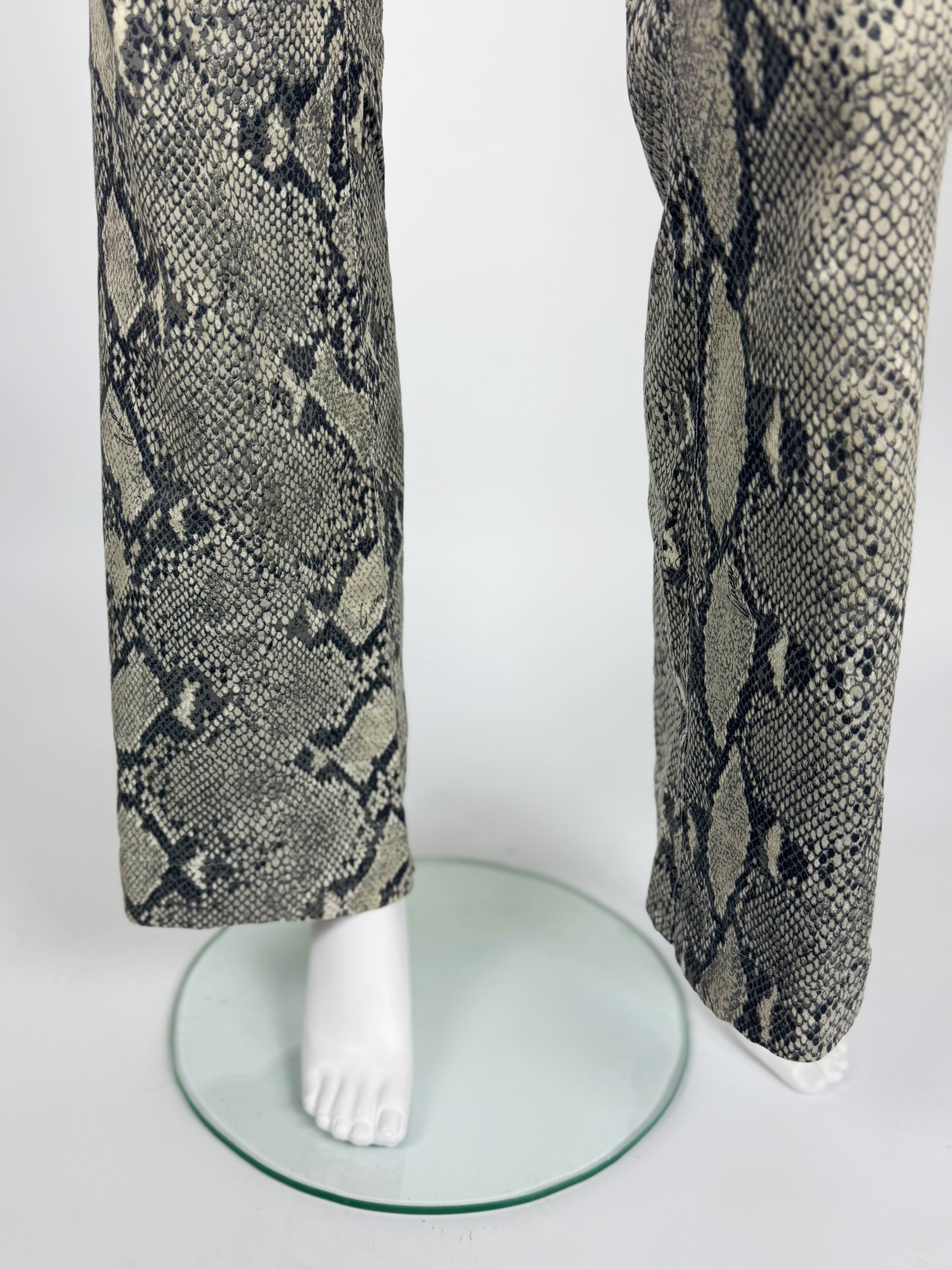 Gucci by Tom Ford Python Print Trousers, SS 2000