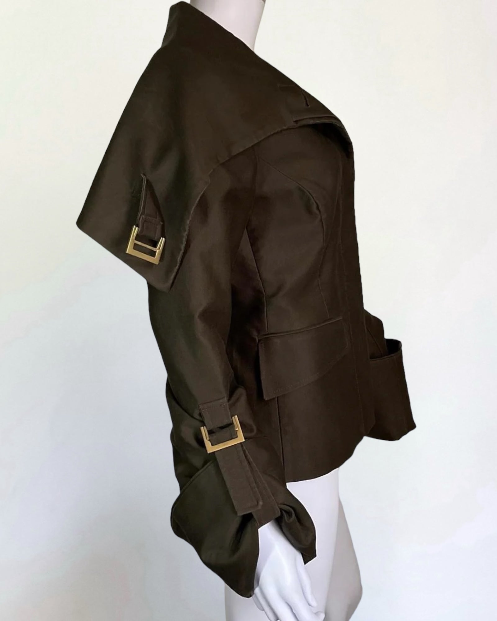 Gucci by Tom Ford Dramatic Collar Jacket, FW 2003
