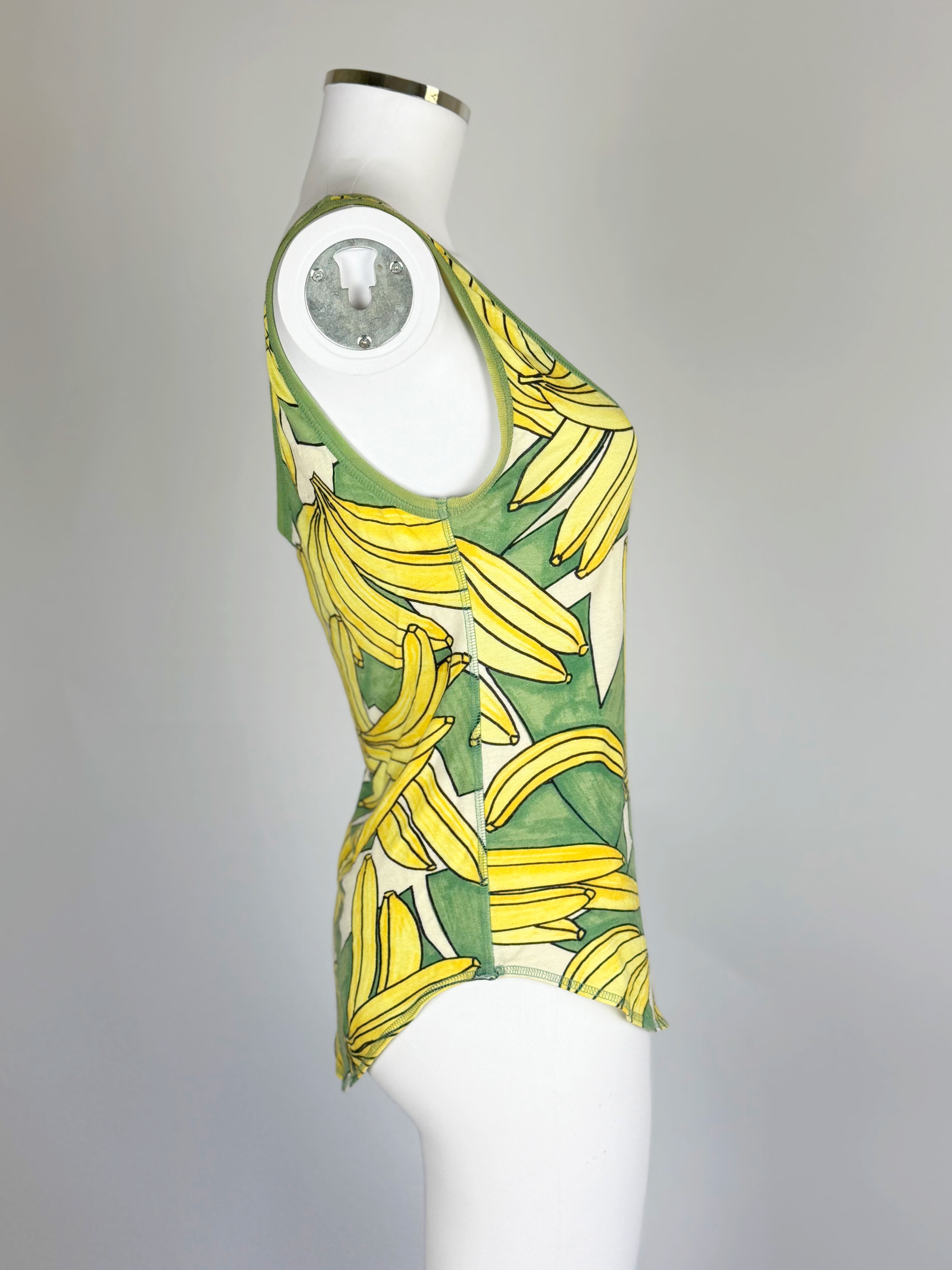 Chloé by Phoebe Philo Banana Print Top, SS 2004