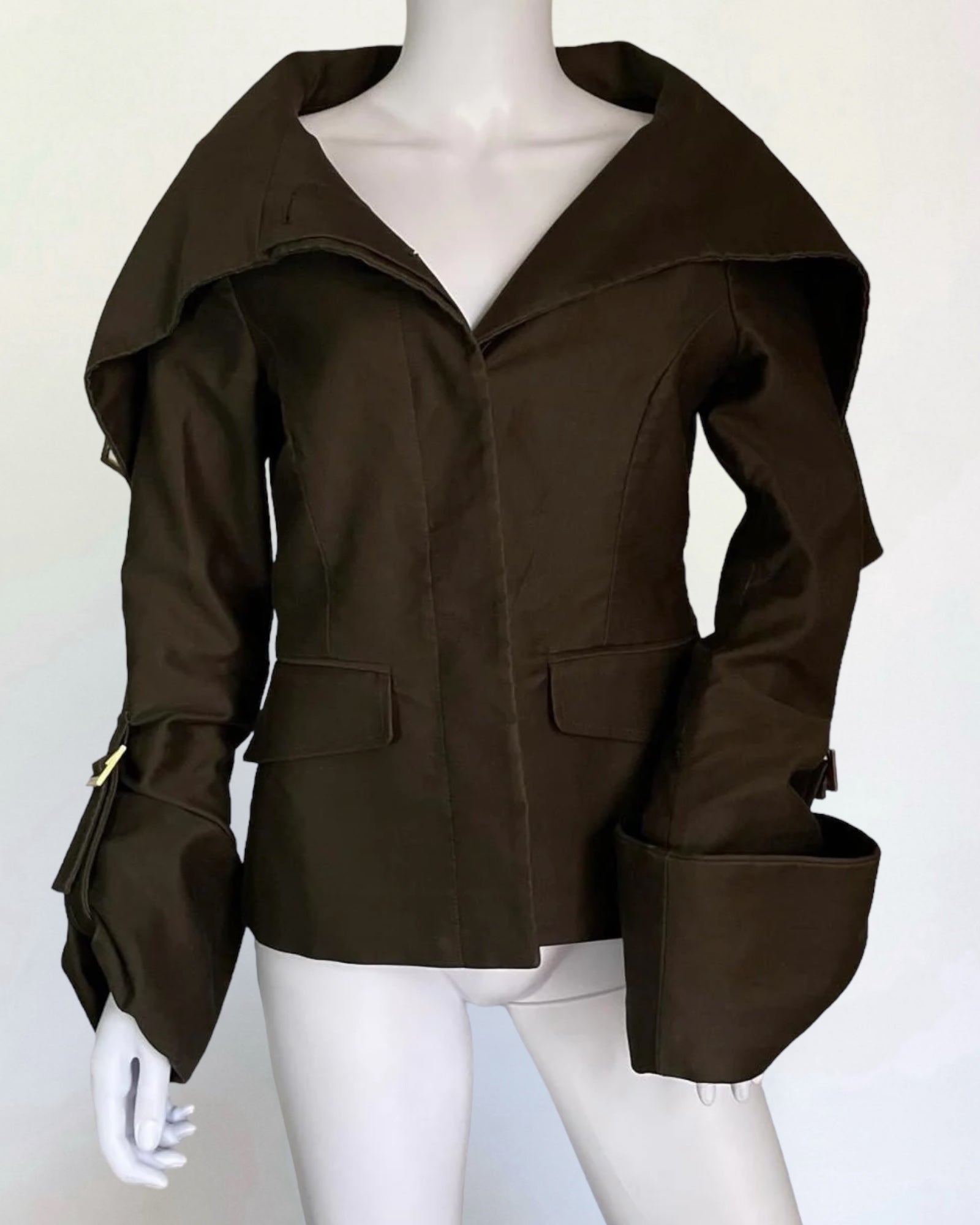 Gucci by Tom Ford Dramatic Collar Jacket, FW 2003