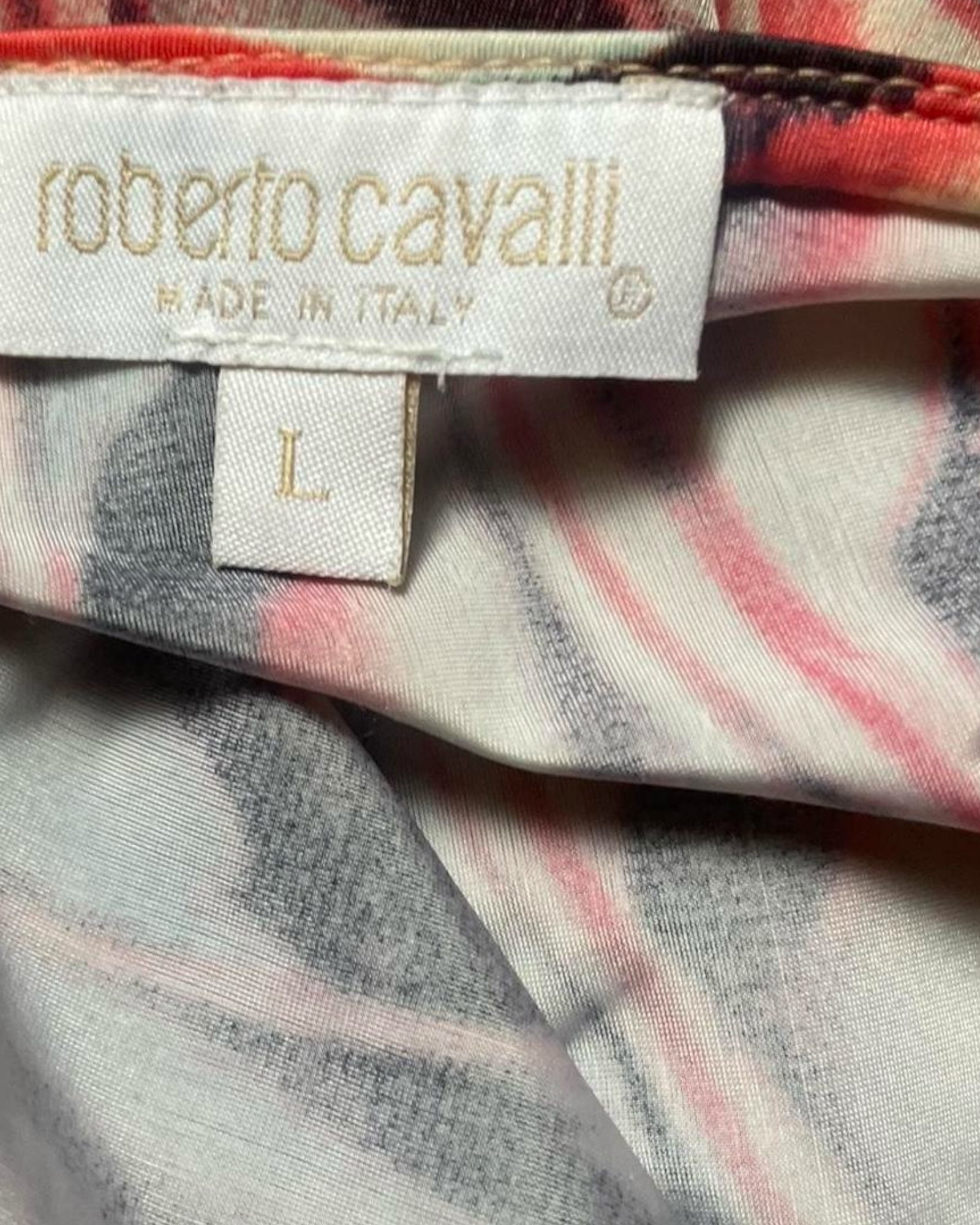 Roberto Cavalli Optical Illusion Top, SS 2001