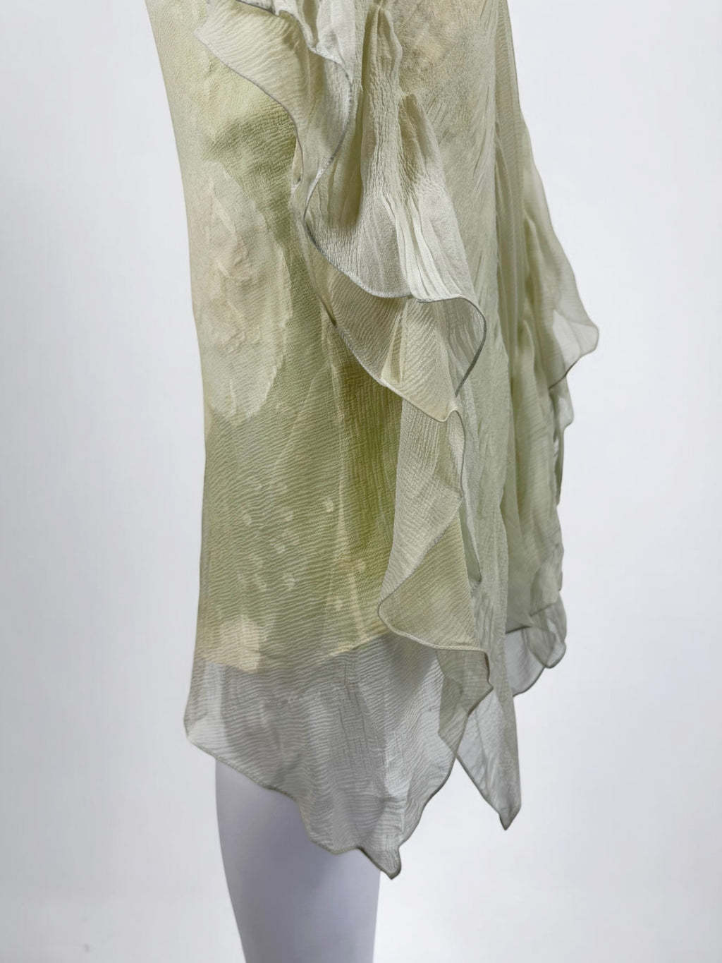 Christian Dior by John Galliano Silk Chiffon Lace Dress, 2006
