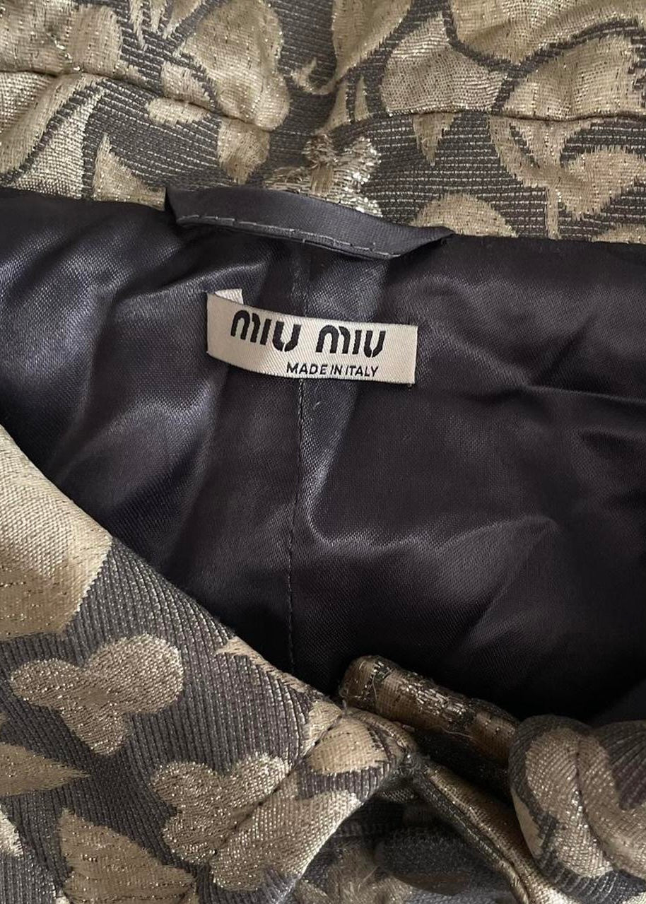 Miu Miu Floral Brocade Jacket, FW 2004