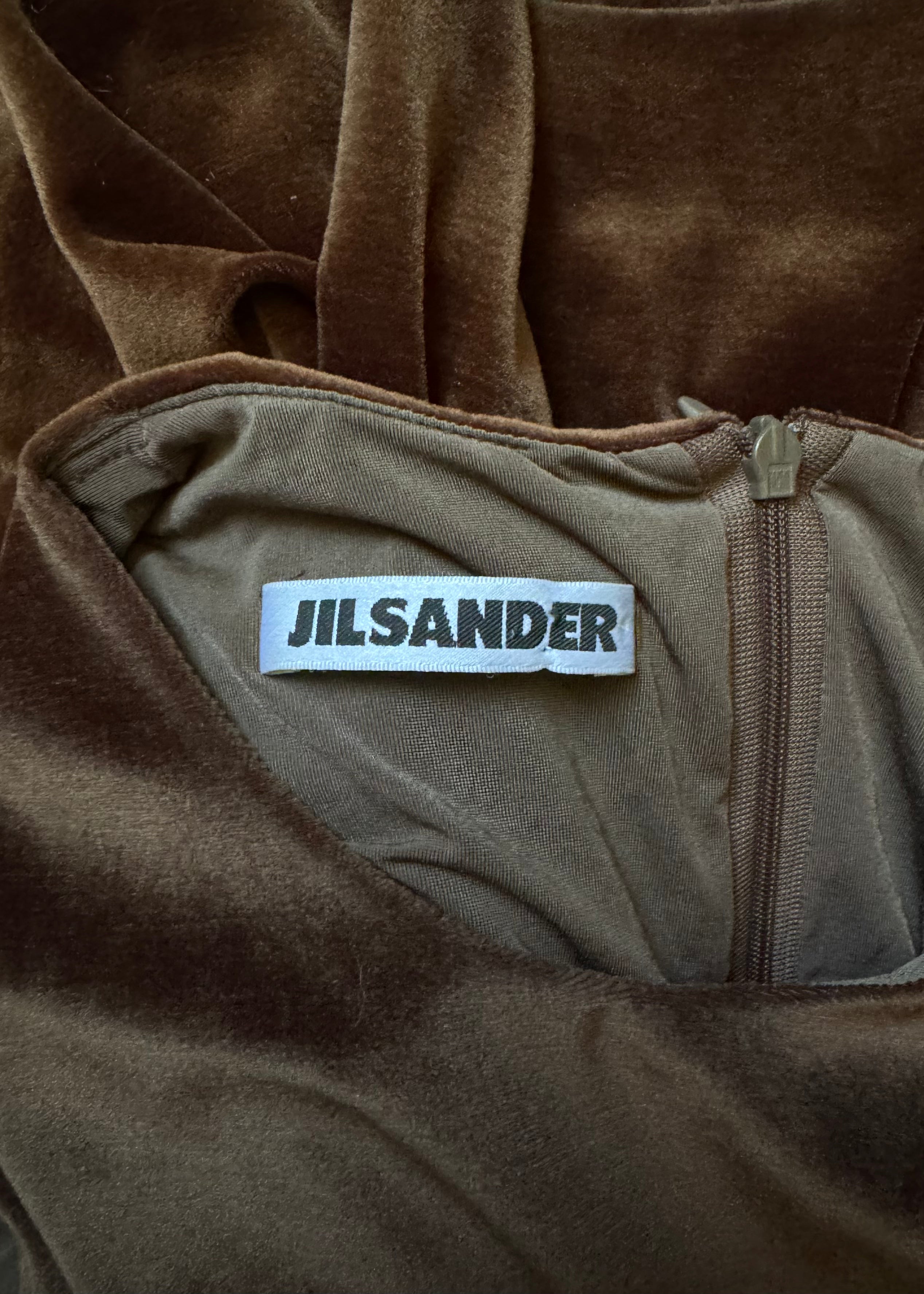 Jil Sander Velvet Gown, c. 1990s