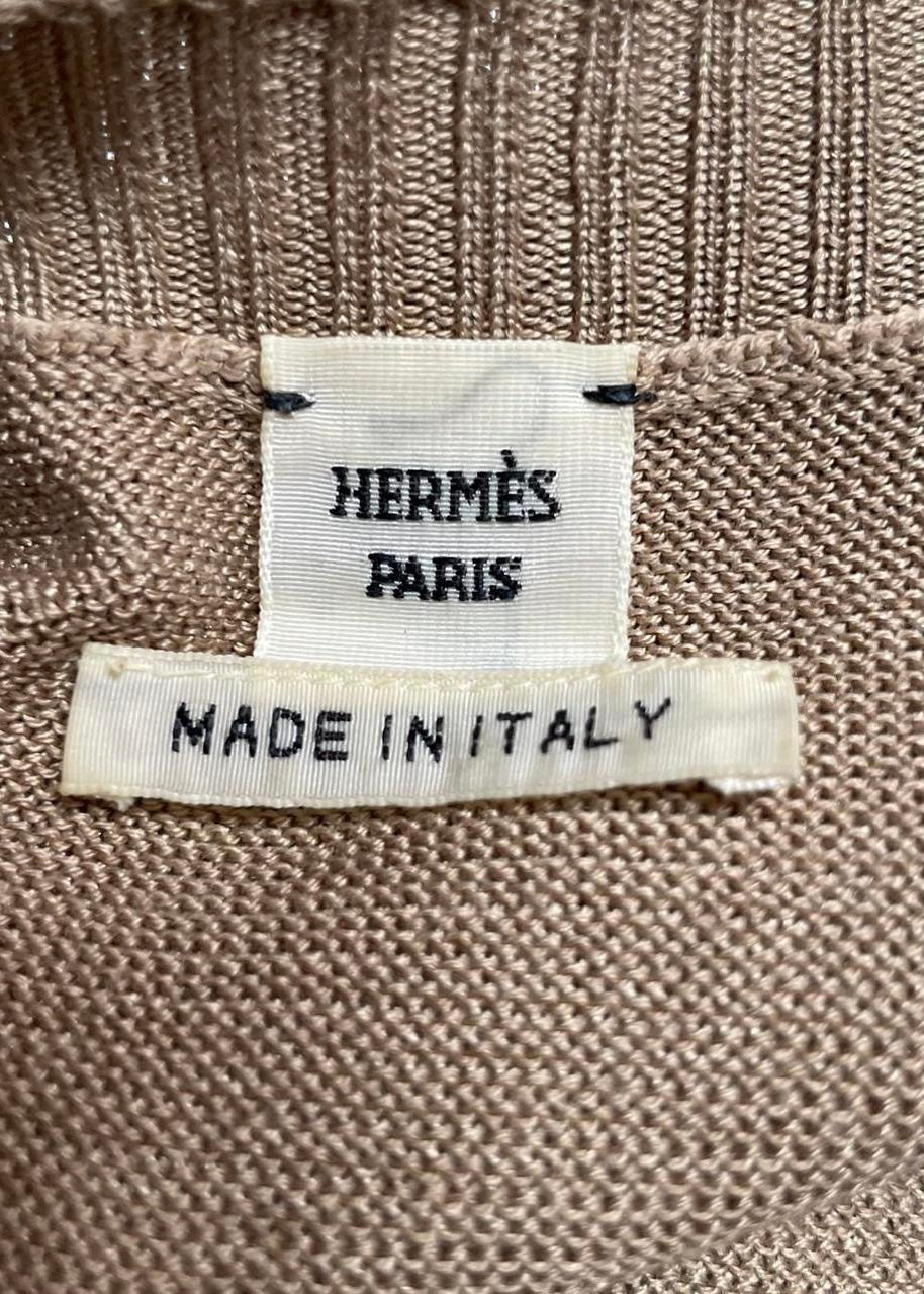 Hermès by Martin Margiela Silk Knit Slip Dress, c. 1990s