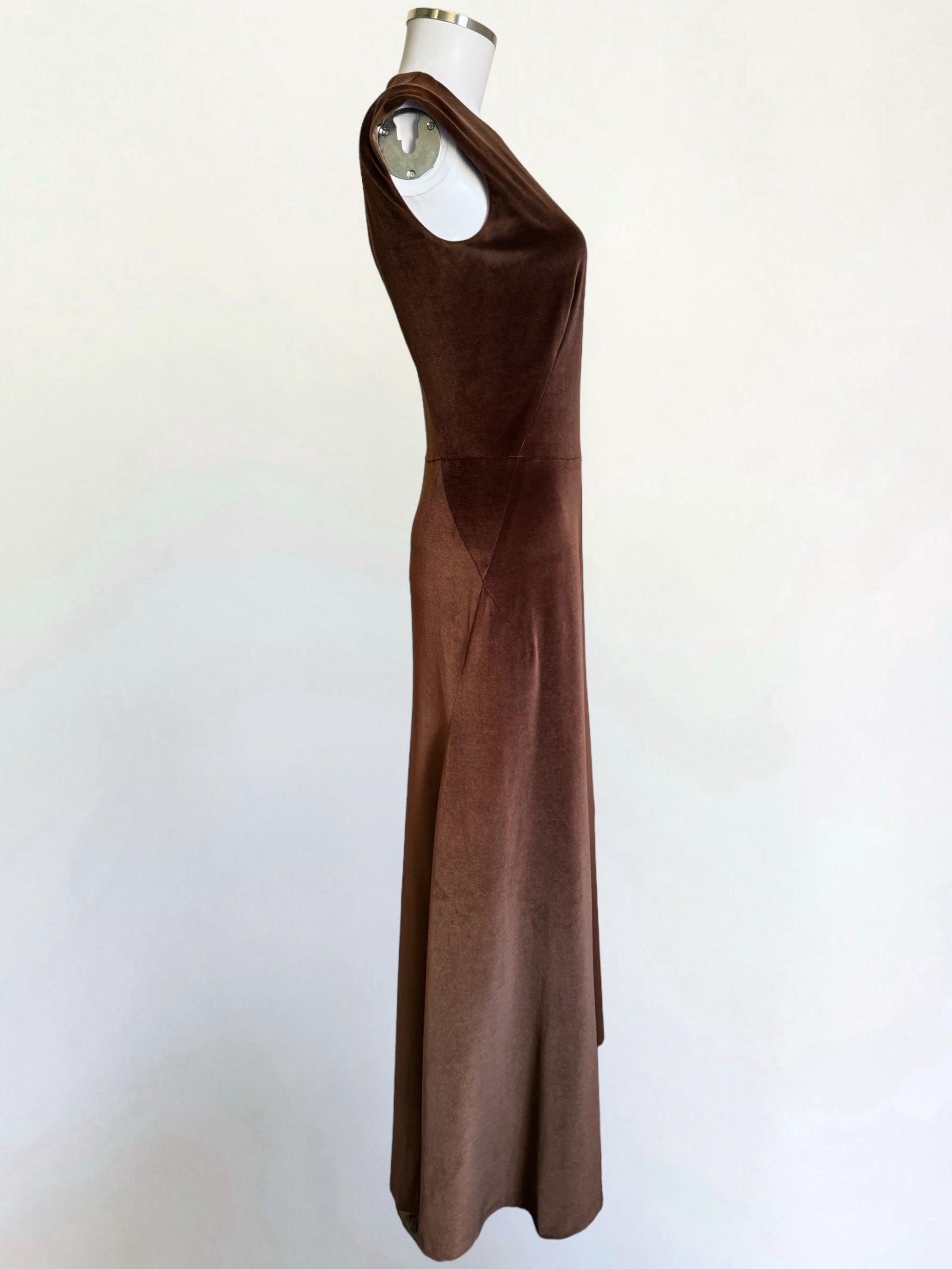 Jil Sander Velvet Gown, c. 1990s