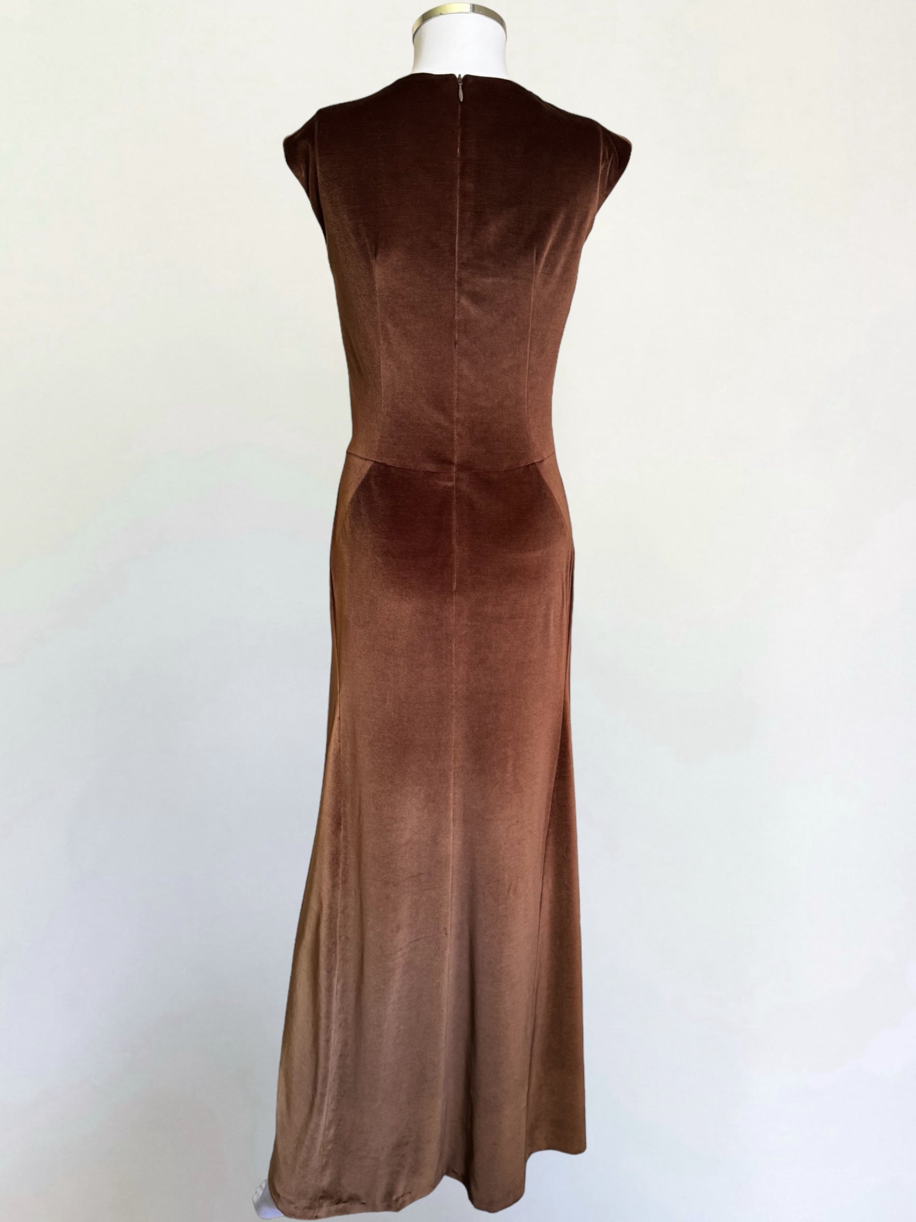 Jil Sander Velvet Gown, c. 1990s