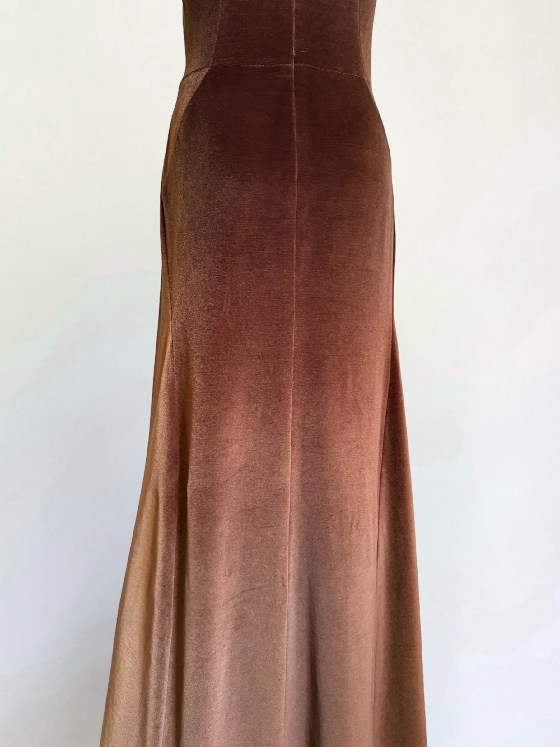 Jil Sander Velvet Gown, c. 1990s