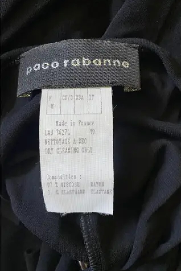 Paco Rabanne Piercing Gown, c. 1990s