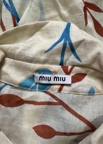 Miu Miu Floral Blouse, SS 1997